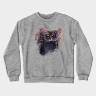 owl watercolor Crewneck Sweatshirt